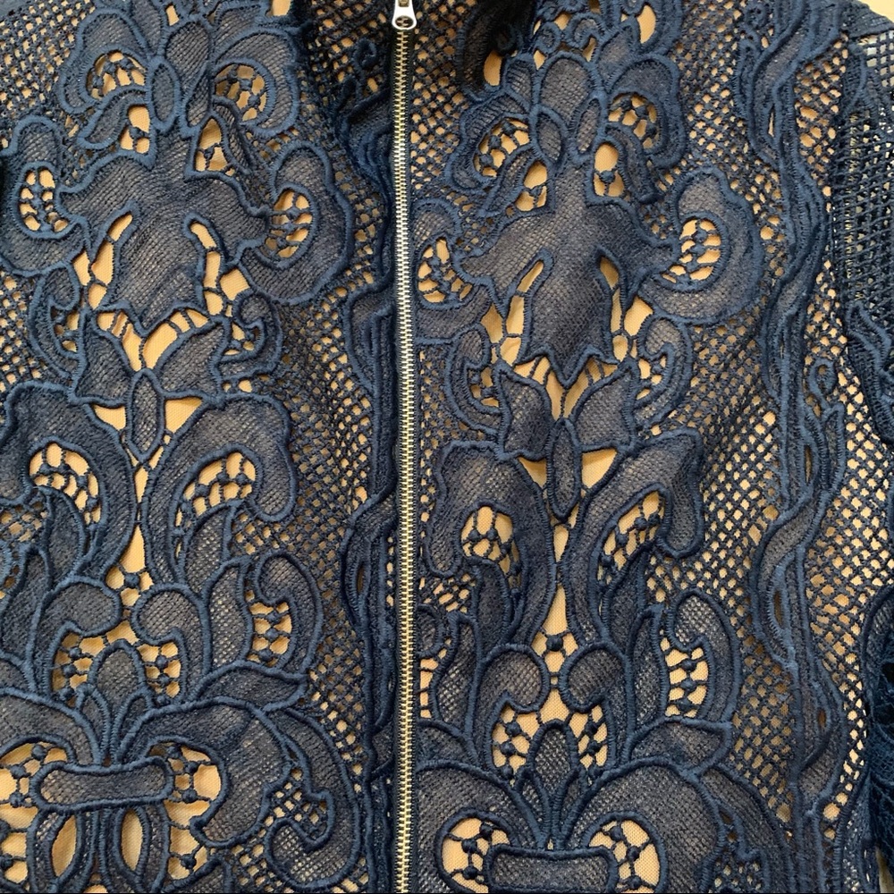 Ministry of Style Blue WILD THING Lace Dress NWT - Picture 9 of 14